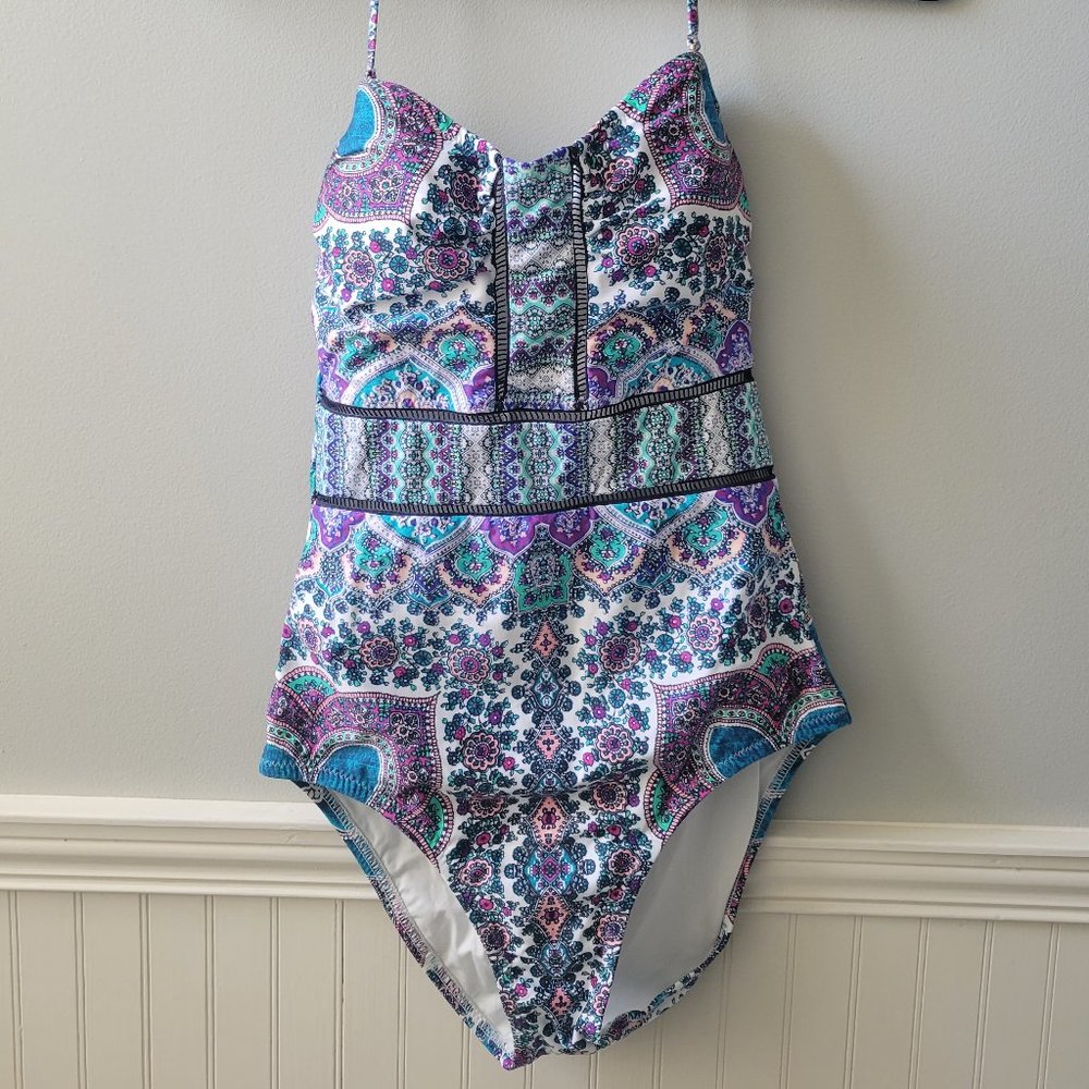 Nanette Lepore Paros Paisley Seductress One-Piece